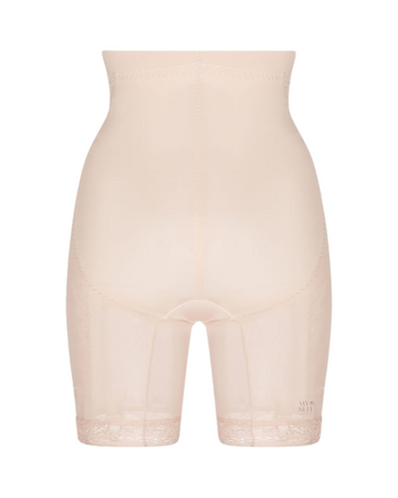 Custom Maid 682 Beige Firm Control High Waisted Panty Girdle with Legs Myselflingerie.com